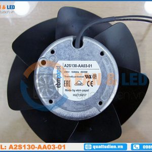 Quạt EBMPAPST A2S130-AA03-01, 230V, 133x54mm