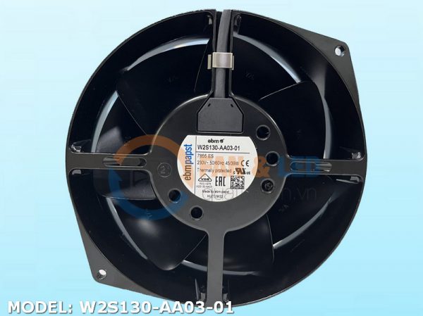 Quạt EBM-PAPST W2S130-AA03-01, 230VAC, AC Fans 172x150x55mm