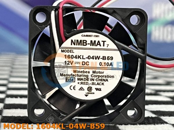 Quạt 12VDC NMB 1604KL-04W-B59, 40x40x10 mm