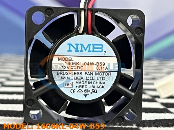 Quạt NMB 1606KL-04W-B59, 12VDC, 40x40x15mm