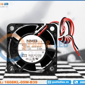 Quạt DC NMB 1608KL-05W-B39, 24 VDC, 40x40x20 mm