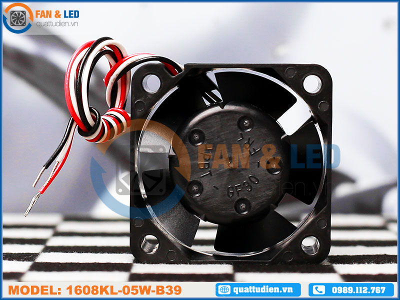 Quạt DC NMB 1608KL-05W-B39, 24 VDC, 40x40x20 mm