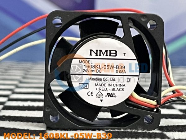 Quạt DC NMB 1608KL-05W-B39, 24 VDC, 40x40x20 mm
