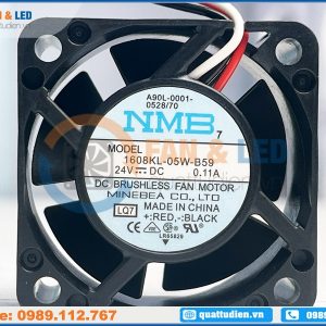 Quạt DC NMB 1608KL-05W-B59, 24 VDC, 40x40x20 mm