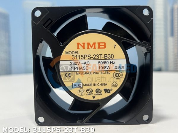 Quạt NMB 3115PS-23T-B30, 230VAC, 80x80x38mm