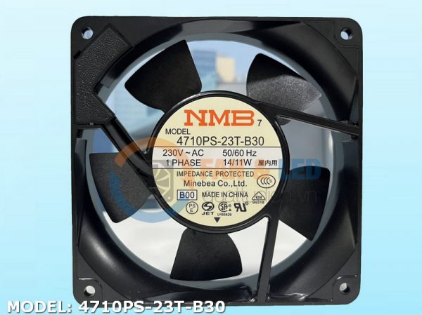 Quạt NMB 4710PS-23T-B30, 230VAC, 120x120x25mm