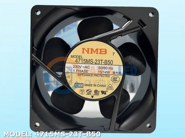 Quạt NMB 4715MS-23T-B50, 230VAC, 120x120x38mm