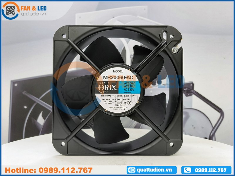 Quạt ORIX JAPAN MR20060-AC, 220vac, 200x200x60mm