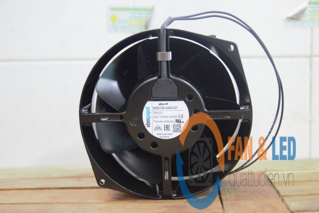 Quạt EBM-PAPST W2S130-AA03-01, 230VAC, AC Fans 172x150x55mm