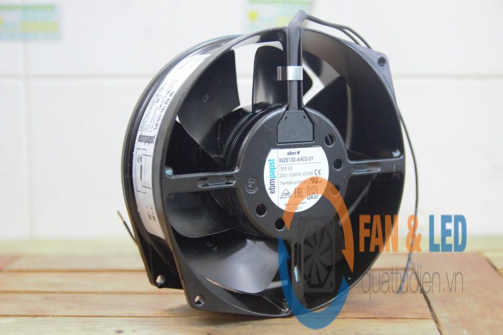 Quạt EBM-PAPST W2S130-AA03-01, 230VAC, AC Fans 172x150x55mm