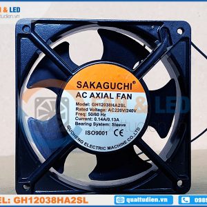 Quạt hút Sakaguchi GH12038HA2SL, 220VAC, 120x120x38mm