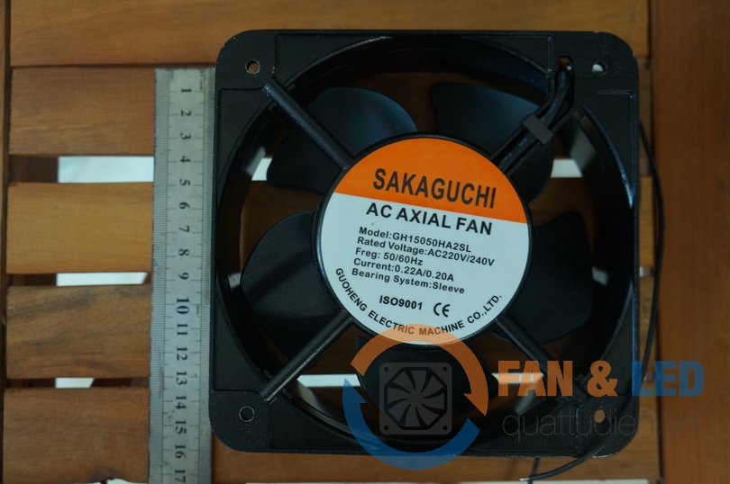 Quạt Sakaguchi GH15050HA2SL, 220VAC, 150x150x50mm