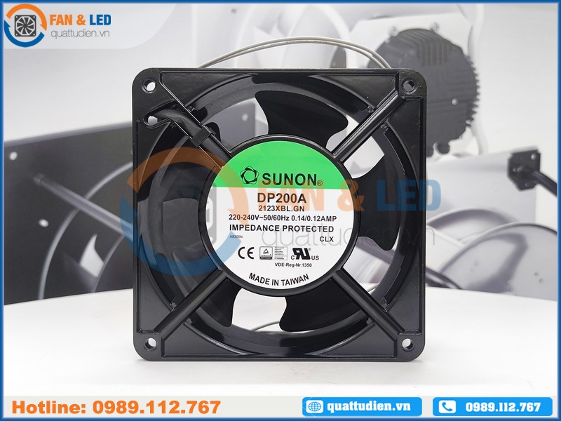 Quạt Sunon DP200A 2123XBL.GN, 220vac, 120x120x38mm