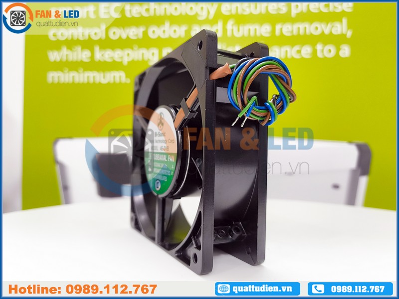 Quạt Bi-Sonic 4E-DVB, 119x119x38 mm, 100-200VAC