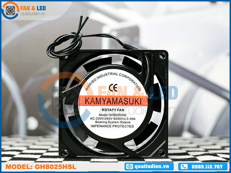 Quạt KAMYAMASUKI GH8025HSL, 220,240VAC