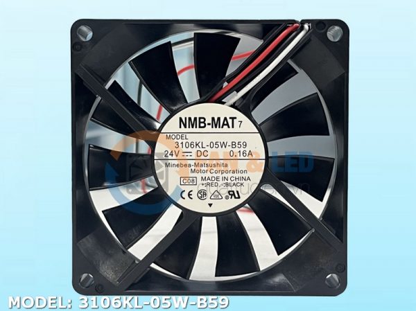 Quạt NMB MAT 3106KL-05W-B59, 24VDC, 80x80x15mm
