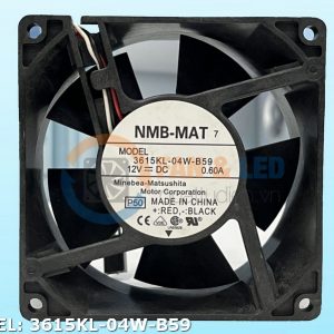 Quạt NMB MAT 3615KL-04W-B59, 12VDC, 92x92x38mm