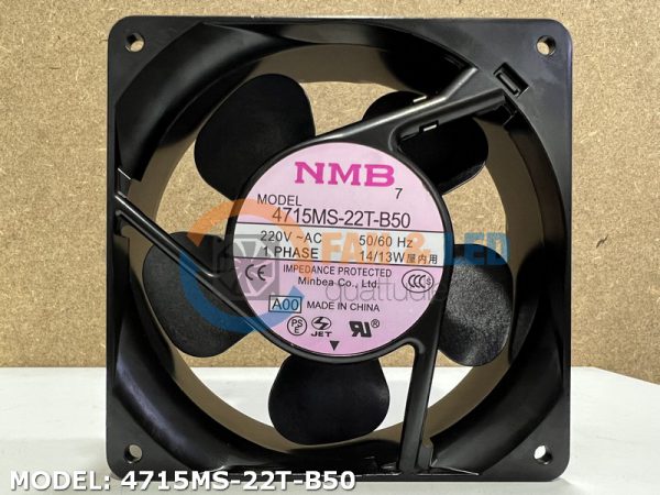 Quạt NMB 4715MS-22T-B50, 220VAC, 120x120x38mm