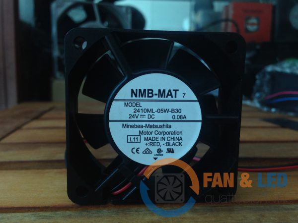 Quạt NMB-MAT 2410ML-05W-B30, 24VDC, 60x60x25mm