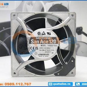 Quạt Sanyo Denki 109S075UL, 100VAC, 120x120x38mm
