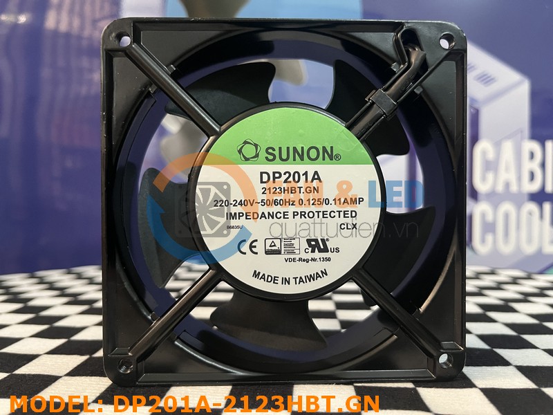 Quạt Sunon DP201A 2123HBT.GN, 120x120x38mm, 220VAC