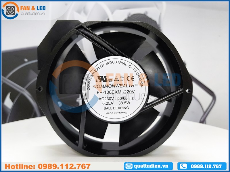 Quạt COMMON WEATH FP-108EXM, 220/230VAC, 172x150x38mm