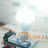 Đèn LED Búp 12W Tích Điện Thông Minh