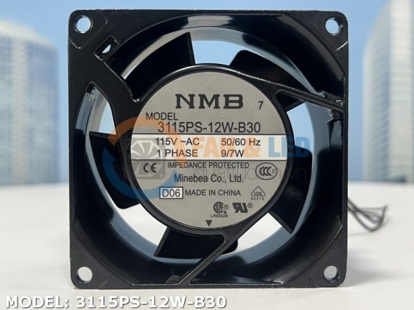 Quạt NMB 3115PS-12W-B30, 115VAC, 80x80x38mm