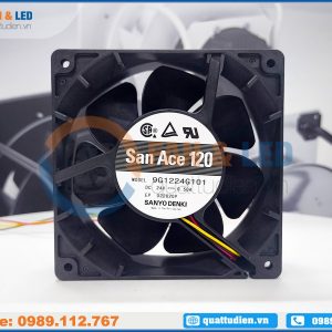 Quạt SANYO DENKI 9G1224G101, 24VDC, 120x120x38mm