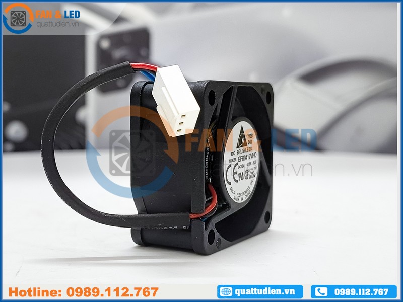Quạt DELTA EFB0412VHD, 12VDC, 40x40x20mm