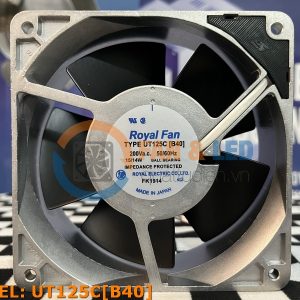 Quạt ROYAL FAN UT125C [B40], 200VAC, 120x120x38mm
