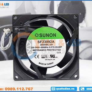 Quạt SUNON SF23092A 2092HBL.GN, 220/240VAC, 92x92x25mm