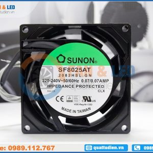 Quạt SUNON SF8025AT 2082HSL.GN, 220/240VAC, 80x80x25mm