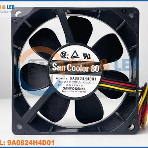 Quạt SANYO DENKI 9A0824H4D01, 24VDC, 80x80x25mm
