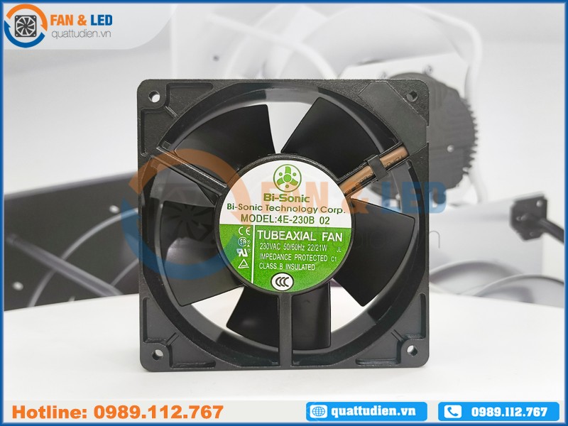 Quạt Bi-Sonic 4E-230B 02, 230VAC, 120x120x38mm
