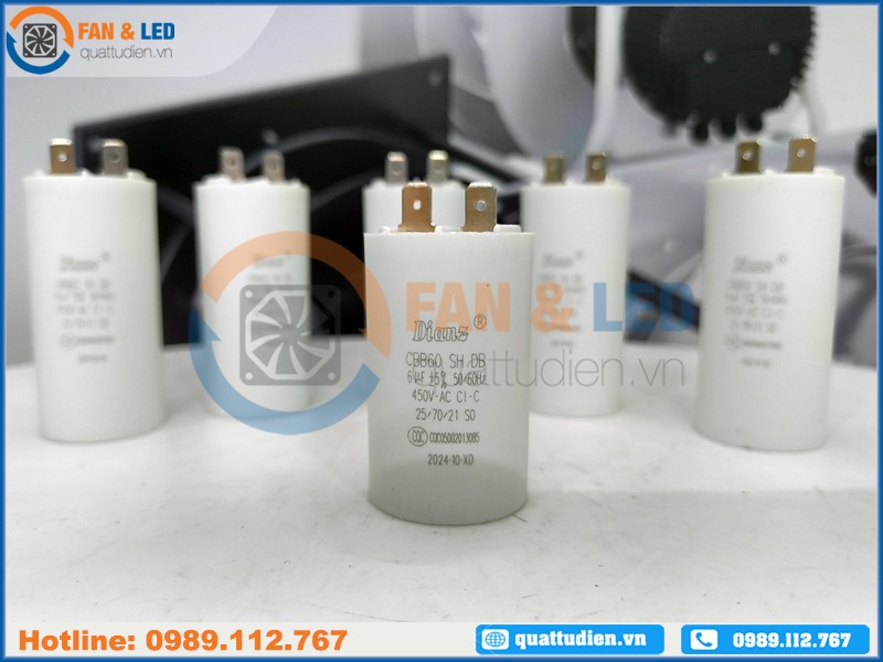 Tụ điện Dianz CBB60 6uF/450VAC
