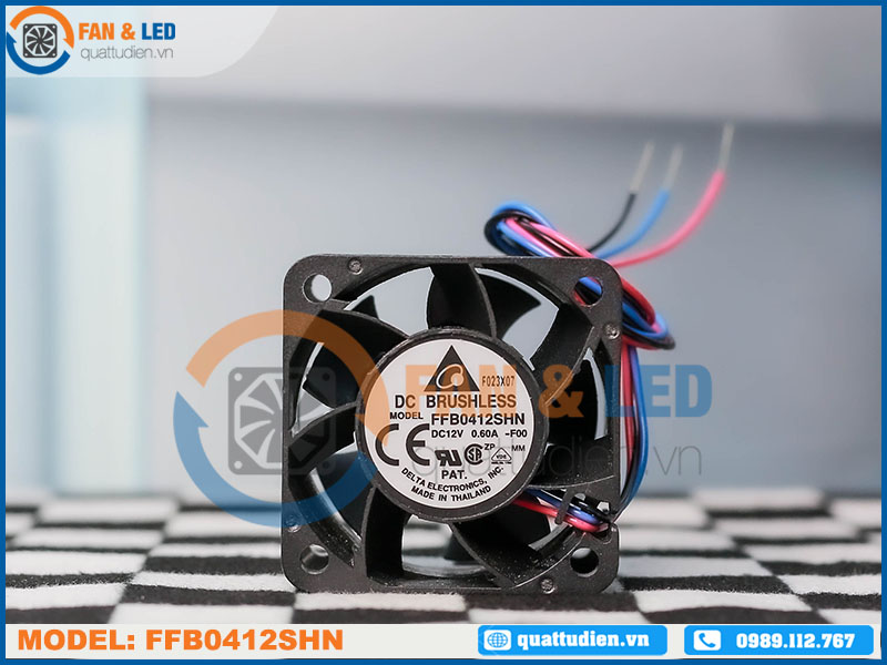 Quạt DELTA FFB0412SHN, 12VDC, 40x40x28mm