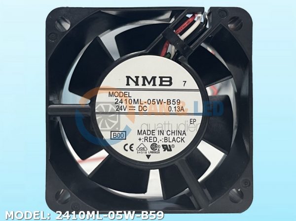 Quạt NMB 2410ML-05W-B59, 24VDC, 60x60x25mm