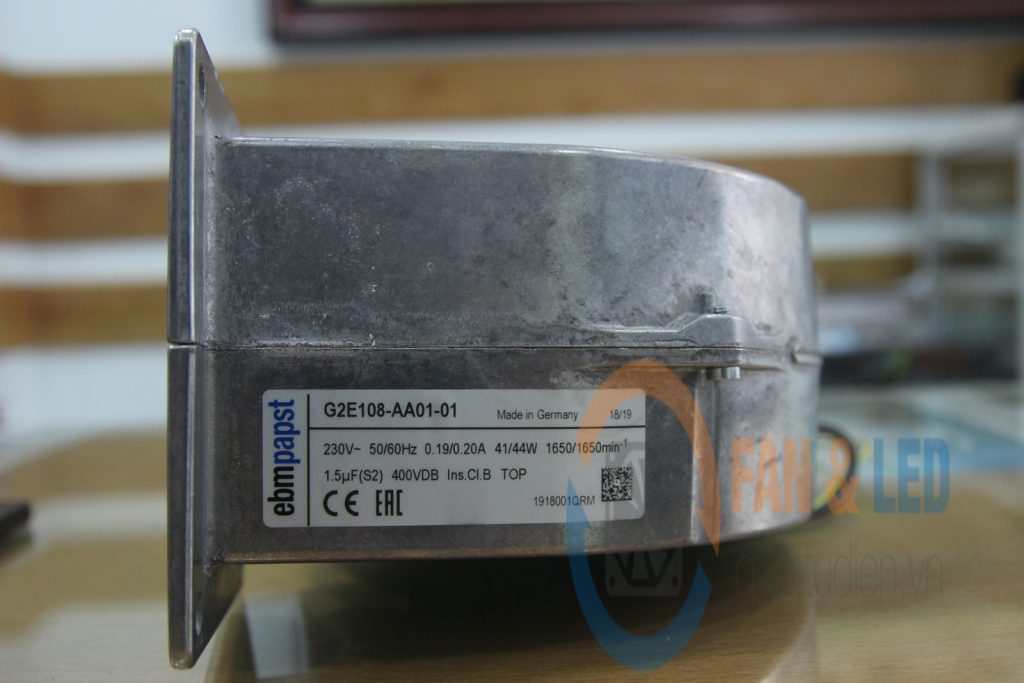Quạt EBMPAST G2E108-AA01-01, 230VAC, 168x159x115mm