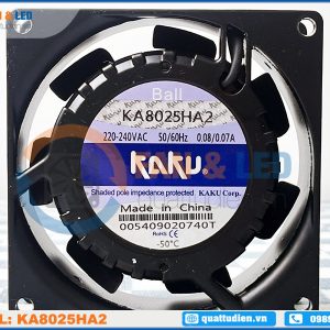 Quạt KAKU KA8025HA2, 220~240VAC, 80x80x25mm