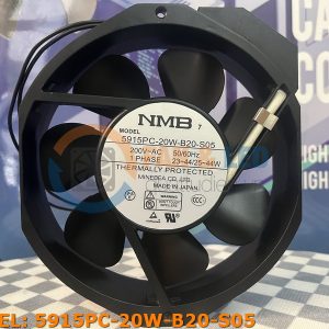 Quạt NMB 5915PC-20W-B20-S05, 200VAC, 172x172x38mm