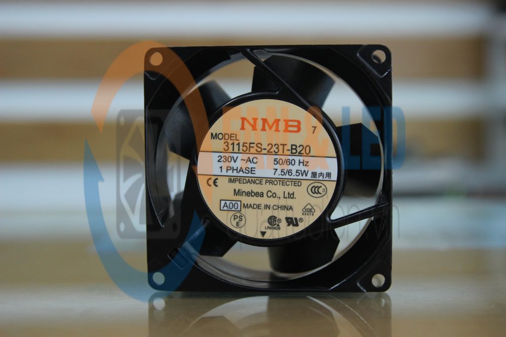 Quạt NMB 3115FS-23T-B20, 230VAC, 80x80x38mm