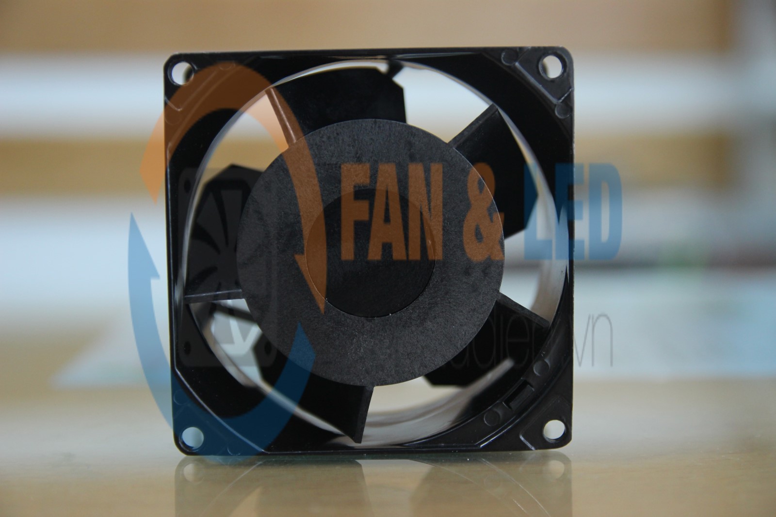 3115FS-12T-B20-A00 AC Axial Fan - 80x38mm 115VAC Cooling Fan, 27CFM With Flange & Terminal