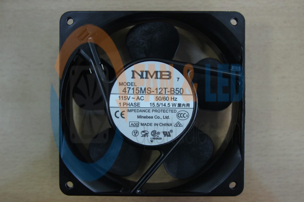 Quạt NMB 4715MS-12T-B50(11938MB-A1N-EA), 115VAC, 119x38mm