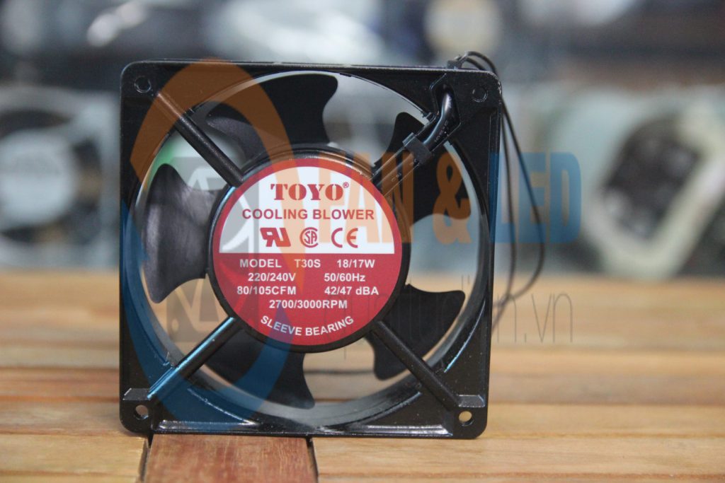 Quạt ToYo Fan T30S, 220/240VAC, 120x120x38mm