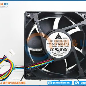 Quạt DELTA AFB1224SHE, 24VDC, 120x120x38mm 4 dây
