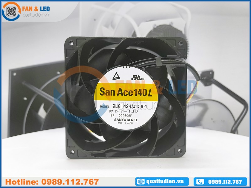 Quạt SANYO DENKI 9LG1424A5D001, 24VDC, 140X140X51mm