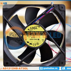 Quạt hút ADDA AD1212HB-A73GL, 12VDC, 120x120x25mm