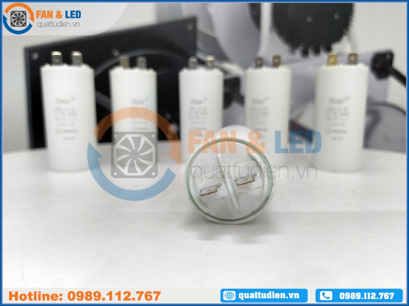 Tụ điện Dianz CBB60 8uF, 450VAC Giắc cắm