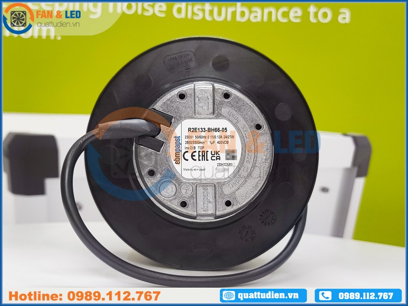 Quạt hút EBMPAPST R2E133-BH66-05, 230VAC, 133mm